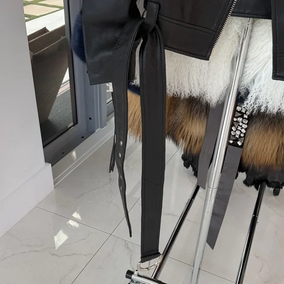 Retroflex Black Faux Leather Moto Jacket - Women's - Picture 4 of 4